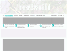 Tablet Screenshot of housebeautiful.com